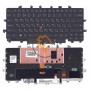 Клавіатура для ноутбука Lenovo ThinkPad X1 з підсвіткою, з вказівником Point Stick, крепления Fastening чорна рамка, чорна RU