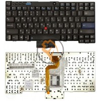 Клавіатура для ноутбука Lenovo ThinkPad X200 X201 з вказівником Point Stick, чорна RU