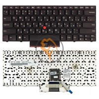 Клавіатура для ноутбука Lenovo ThinkPad Edge 13 з вказівником Point Stick, чорна RU