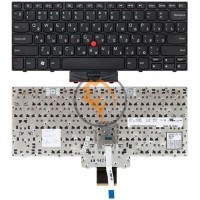 Клавіатура для ноутбука Lenovo ThinkPad Edge E10 X100 X100E X120E з вказівником Point Stick, чорна рамка, чорна RU