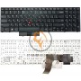 Клавіатура для ноутбука Lenovo ThinkPad Edge E520 з вказівником Point Stick, чорна рамка, чорна RU
