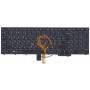 Клавіатура для ноутбука Lenovo ThinkPad Edge E531 E540 з підсвіткою, з вказівником Point Stick, сіра рамка, чорна RU