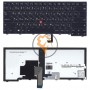 Клавіатура для ноутбука Lenovo ThinkPad Edge T440 T440P T440S з підсвіткою, з вказівником Point Stick, сіра рамка, чорна RU