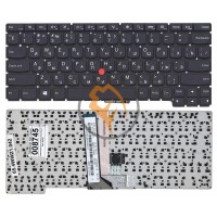 Клавіатура для ноутбука Lenovo ThinkPad X1 Helix з вказівником Point Stick, без рамки, чорна RU