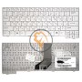 Клавіатура для ноутбука LG X110 X120 біла RU