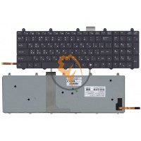 Клавіатура для ноутбука MSI GE60 GE70 з підсвіткою, без рамки, чорна RU