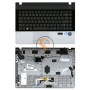 Клавіатура для ноутбука Samsung 300E4A чорна з топ панеллю, RU