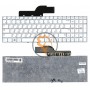 Клавіатура для ноутбука Samsung 300E5A 300V5A 305V5A 305E5 без рамки, біла RU