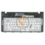 Клавіатура для ноутбука Samsung 355V4C-S01 чорна з топ панеллю, сіра RU