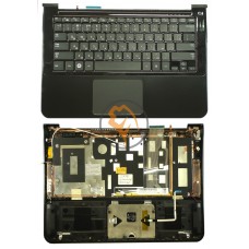 Клавіатура для ноутбука Samsung 900X3A чорна з топ панеллю, чорна RU