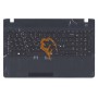 Клавіатура для ноутбука Samsung NP270B5E чорна з топ панеллю, чорна RU