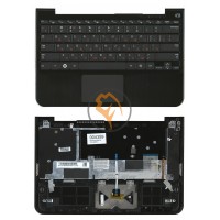 Клавіатура для ноутбука Samsung NP900X1B чорна з топ панеллю, чорна RU