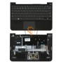 Клавіатура для ноутбука Samsung NP900X1B чорна з топ панеллю, чорна RU