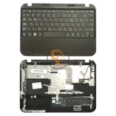 Клавіатура для ноутбука Samsung NS310 чорна з топ панеллю, чорна RU