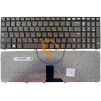 Клавіатура для ноутбука Samsung R580 R590 чорна рамка, чорна RU