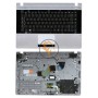 Клавіатура для ноутбука Samsung RC410 чорна з топ панеллю, чорна RU