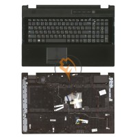 Клавіатура для ноутбука Samsung RF712 чорна з топ панеллю, чорна RU