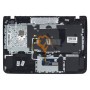 Клавіатура для ноутбука Samsung SF411 чорна з топ панеллю, синяя RU