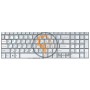 Клавіатура для ноутбука Sony SF510 з підсвіткою, без рамки, срібляста RU