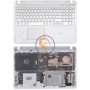 Клавіатура для ноутбука Sony FIT 15 SVF15 біла з топ панеллю, біла RU