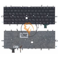 Клавіатура для ноутбука Sony Vaio SVD11 з підсвіткою, без рамки, чорна RU
