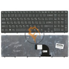 Клавіатура для ноутбука Sony Vaio SVE15 SVE1511V1R чорна рамка, чорна RU