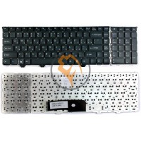 Клавіатура для ноутбука Sony Vaio VGN-AW без рамки, чорна RU