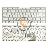 Клавіатура для ноутбука Sony Vaio VGN-FW без рамки, біла RU
