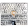 Клавіатура для ноутбука Sony Vaio VPC-CA VPCCA VPC-SA VPCSA без рамки, срібляста RU