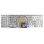 Клавіатура для ноутбука Sony Vaio VPC-CB17 VPC-CB без рамки, срібляста RU
