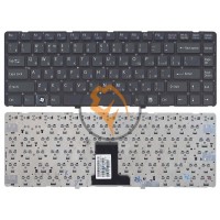 Клавіатура для ноутбука Sony Vaio VPC-EA без рамки, чорна RU