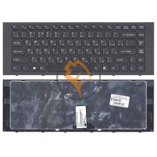 Клавіатура для ноутбука Sony Vaio VPC-EG чорна рамка, чорна RU