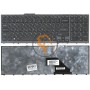 Клавіатура для ноутбука Sony Vaio VPC-F11 сіра рамка, чорна RU