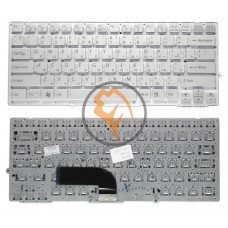 Клавіатура для ноутбука Sony Vaio VPC-SD VPC-SB срібляста без рамки, RU