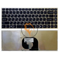 Клавіатура для ноутбука Sony Vaio VPC-Y срібляста рамка, чорна RU