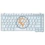 Клавіатура для ноутбука Toshiba Qosmio F20 біла RU