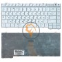 Клавіатура для ноутбука Toshiba Qosmio F20 біла RU