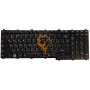 Клавіатура для ноутбука Toshiba Satellite A500 L350 L500 L505 F501 P200 P300 P500 чорна Glossy RU
