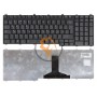 Клавіатура для ноутбука Toshiba Satellite A500 вертикальний enter, чорна Mat RU