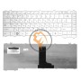 Клавіатура для ноутбука Toshiba Satellite C600 біла RU