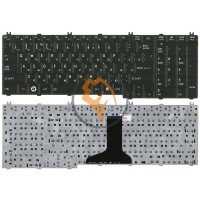 Клавіатура для ноутбука Toshiba Satellite C650 L650 чорна Glossy RU