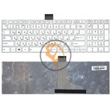 Клавіатура для ноутбука Toshiba Satellite L50D-A L70-A S50-A S50D-A S70D-A біла рамка, біла RU