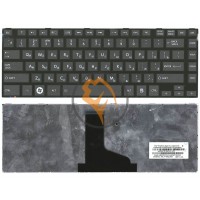Клавіатура для ноутбука Toshiba Satellite L800 L830 чорна рамка, чорна RU
