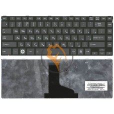 Клавіатура для ноутбука Toshiba Satellite L800 L830 чорна рамка, чорна RU