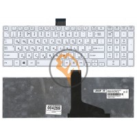 Клавіатура для ноутбука Toshiba Satellite L850 L870 біла рамка, біла RU