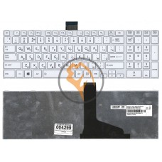 Клавіатура для ноутбука Toshiba Satellite L850 L870 біла рамка, біла RU