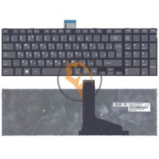 Клавіатура для ноутбука Toshiba Satellite S50 чорна рамка, вертикальний enter, чорна RU