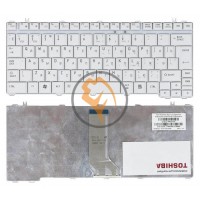 Клавіатура для ноутбука Toshiba Satellite U400 U405 A600 вертикальний enter, біла RU