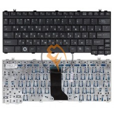 Клавіатура для ноутбука Toshiba Satellite U500 U505 Portege M900 чорна Mat RU вертикальний enter