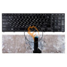 Клавіатура для ноутбука Toshiba Tecra R850 чорна рамка, чорна RU